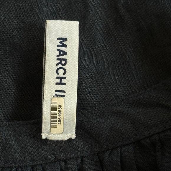 ELEVEN by March11 Naomi Embroidered Maxi Dress Navy Blue Size XS - Picture 7 of 8